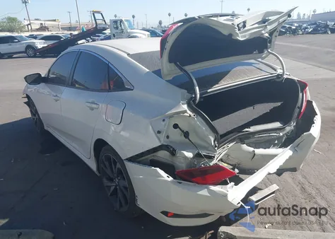 2020 Honda Civic Sport z USA, uszkodzony, nr VIN 2HGFC2F84LH505762